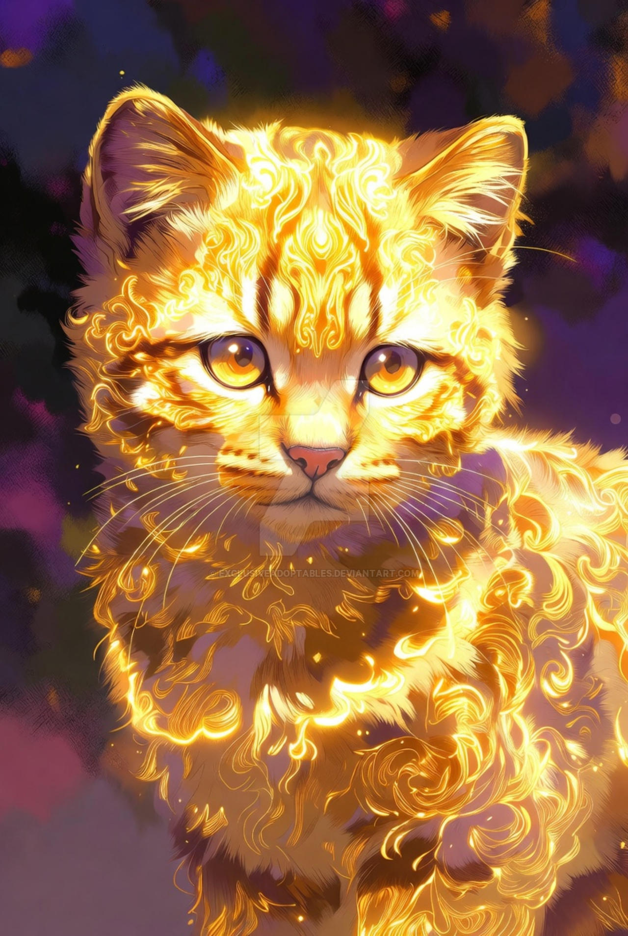 Golden Glow Kitten